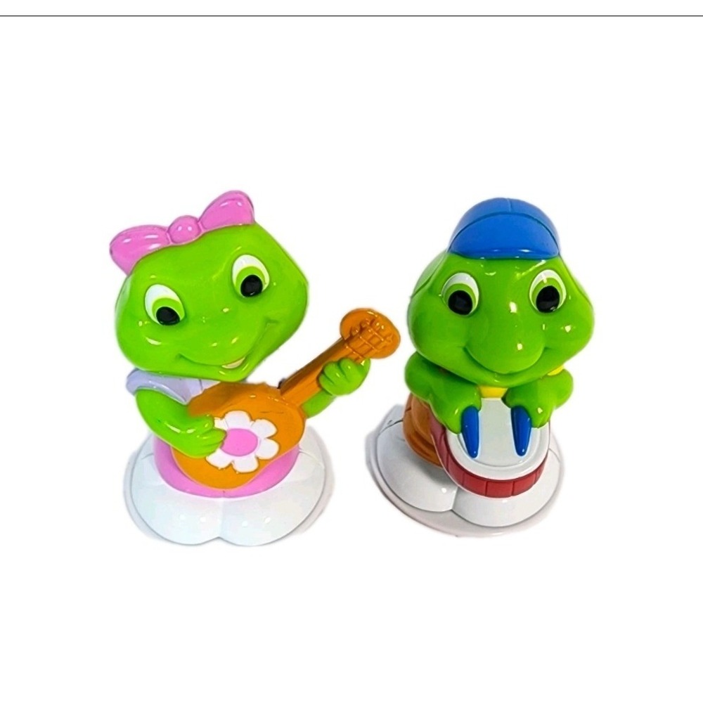 Vintage LeapFrog Tad Lily Musical Frogs Toys Figures Band Set